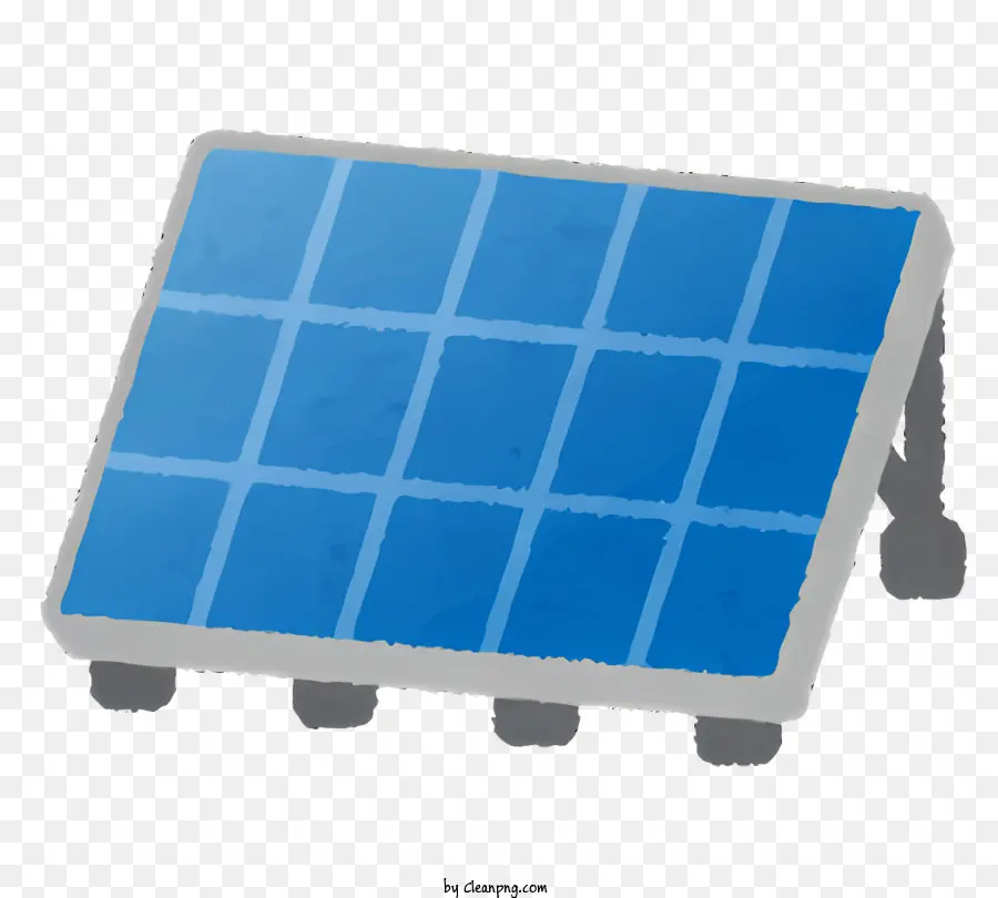 Panel Solar，Células Solares Azules PNG