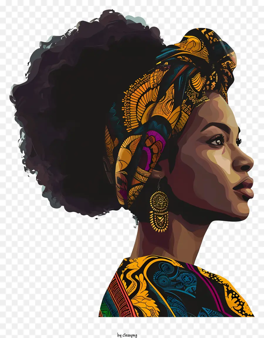 Mes De La Historia Negra，Mujer Africana PNG