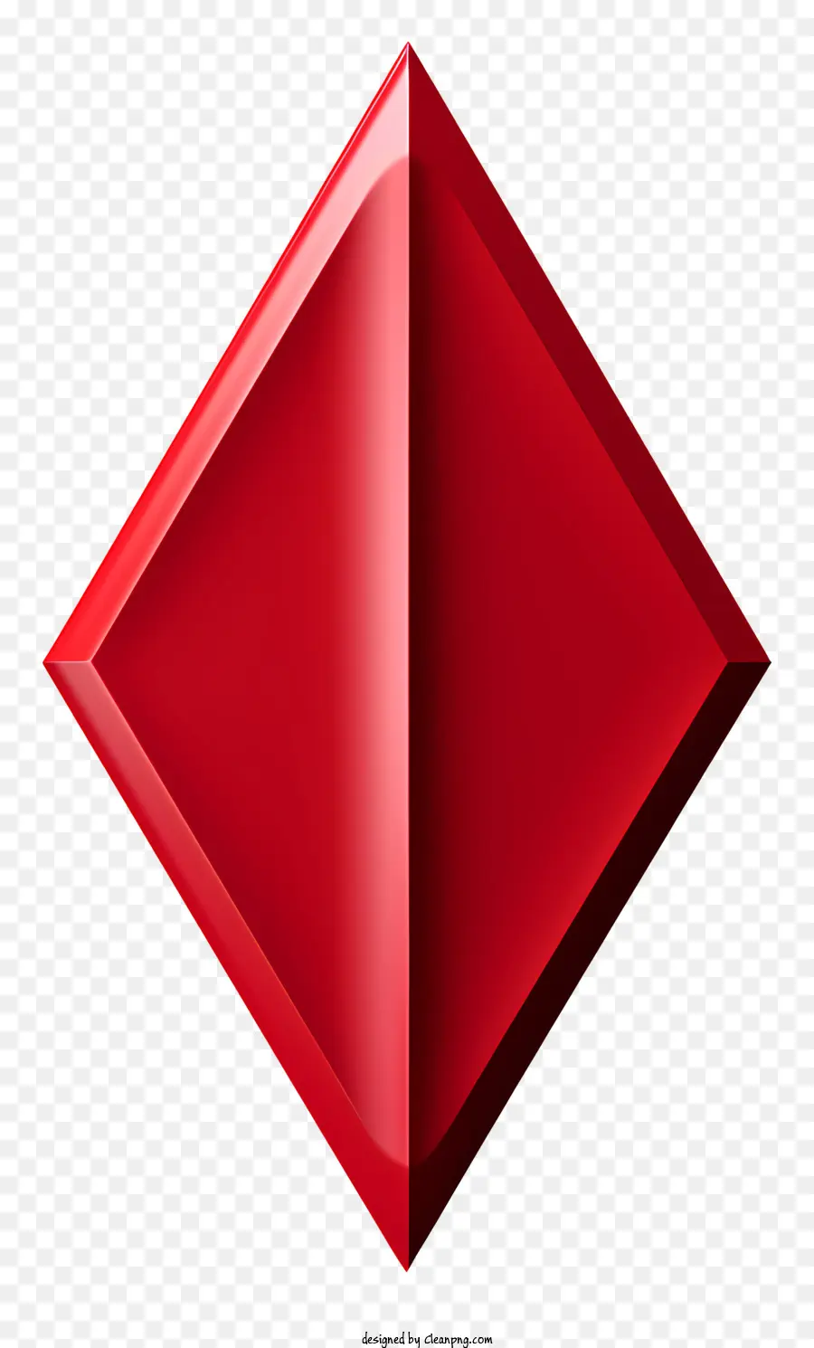 Flecha Roja Plana，Red Diamond PNG