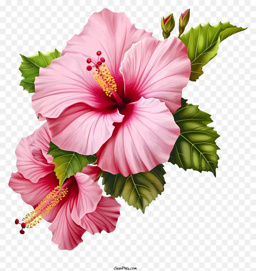 Icono De Rosa De Sharon，Flor De Hibisco Rosa PNG