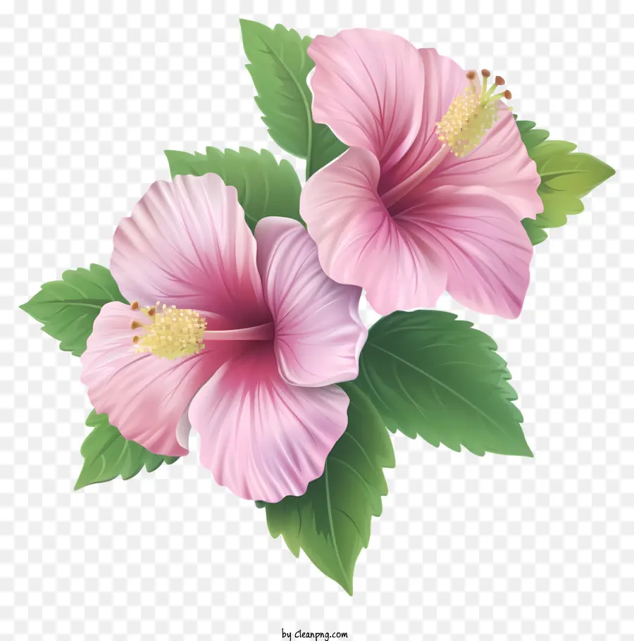 Icono De Rosa De Sharon，Flores De Hibisco Rosa PNG