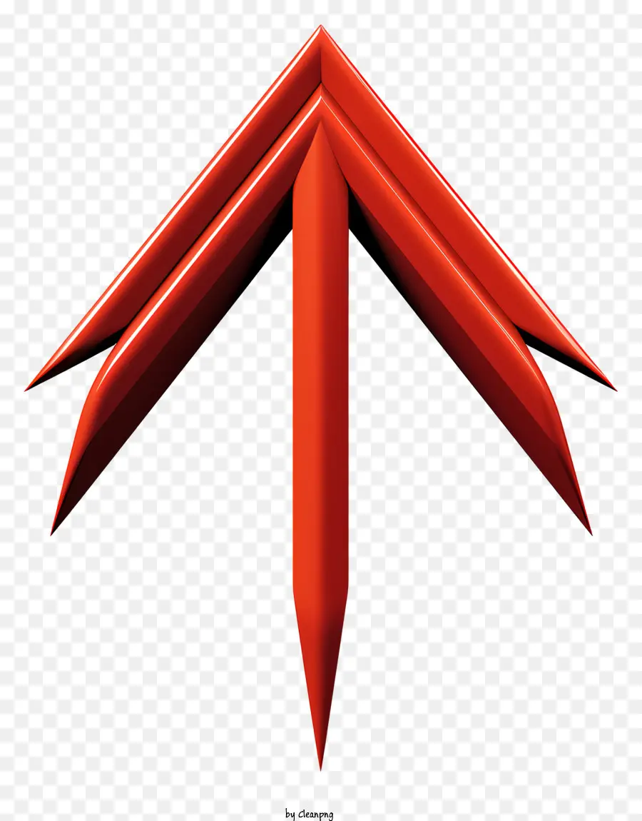 Flecha Roja Plana，Flecha Roja PNG