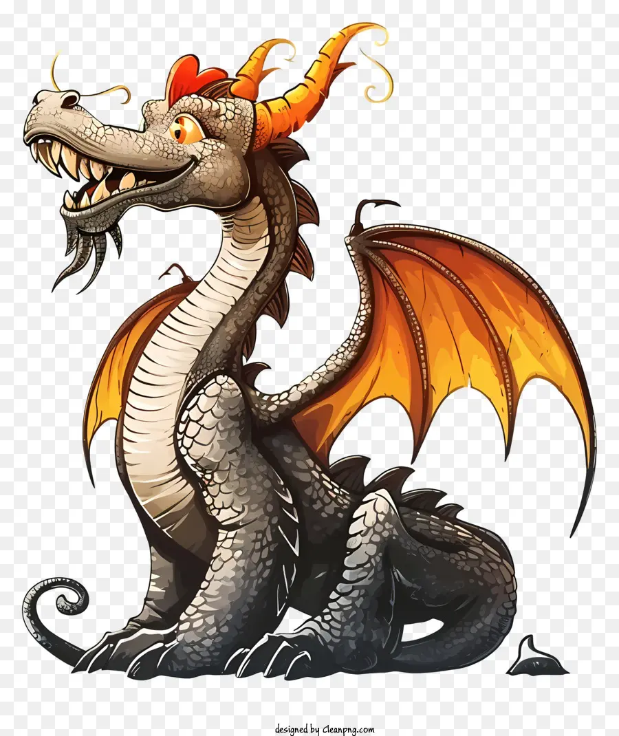 Dragón Realista，De Dibujos Animados Dragon PNG