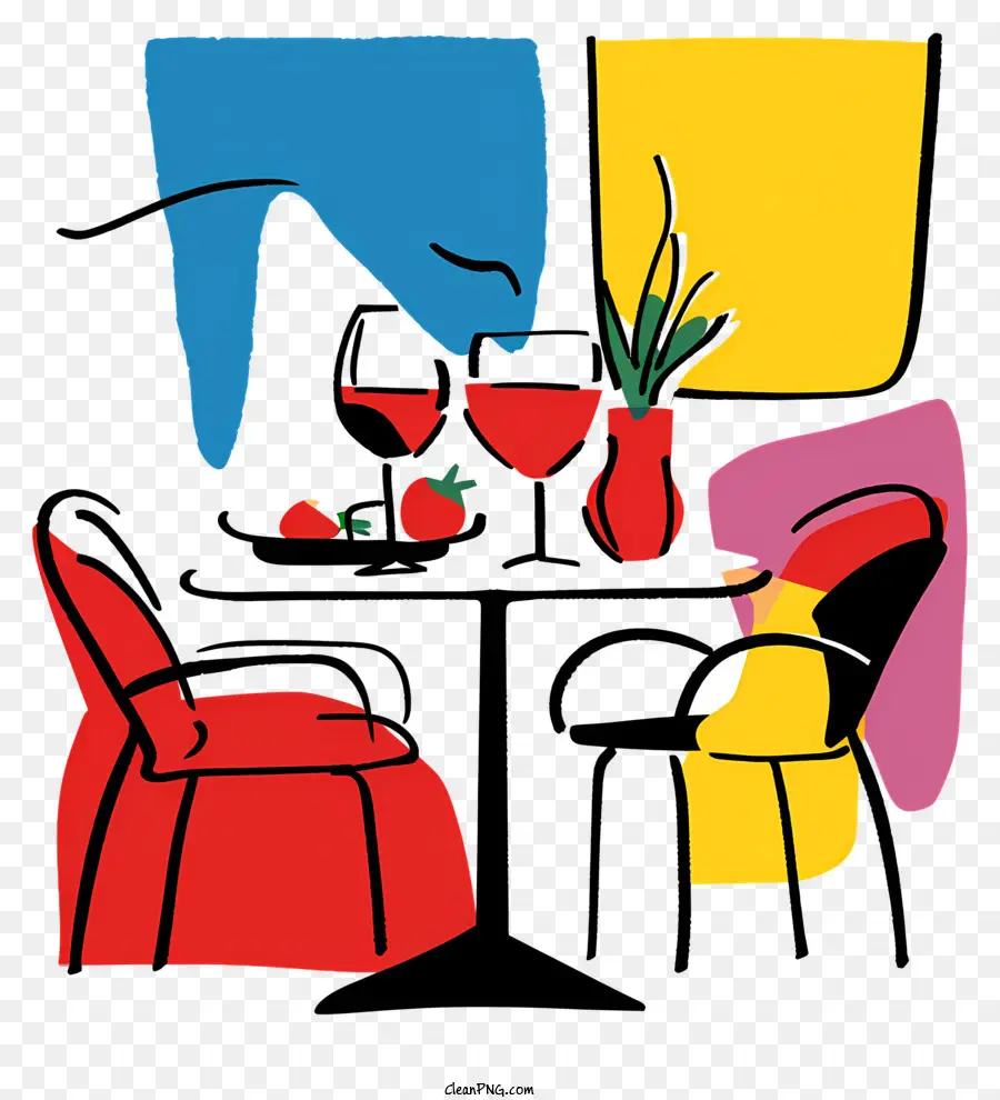 Cena Romantica，Mesa De Cena PNG