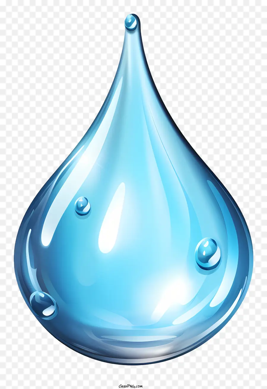 Gota De Agua Plana，Gota De Agua PNG