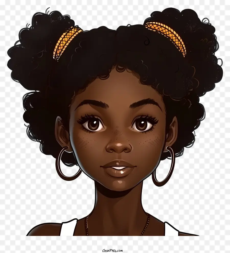 Chica Negra Realista，Mujer PNG