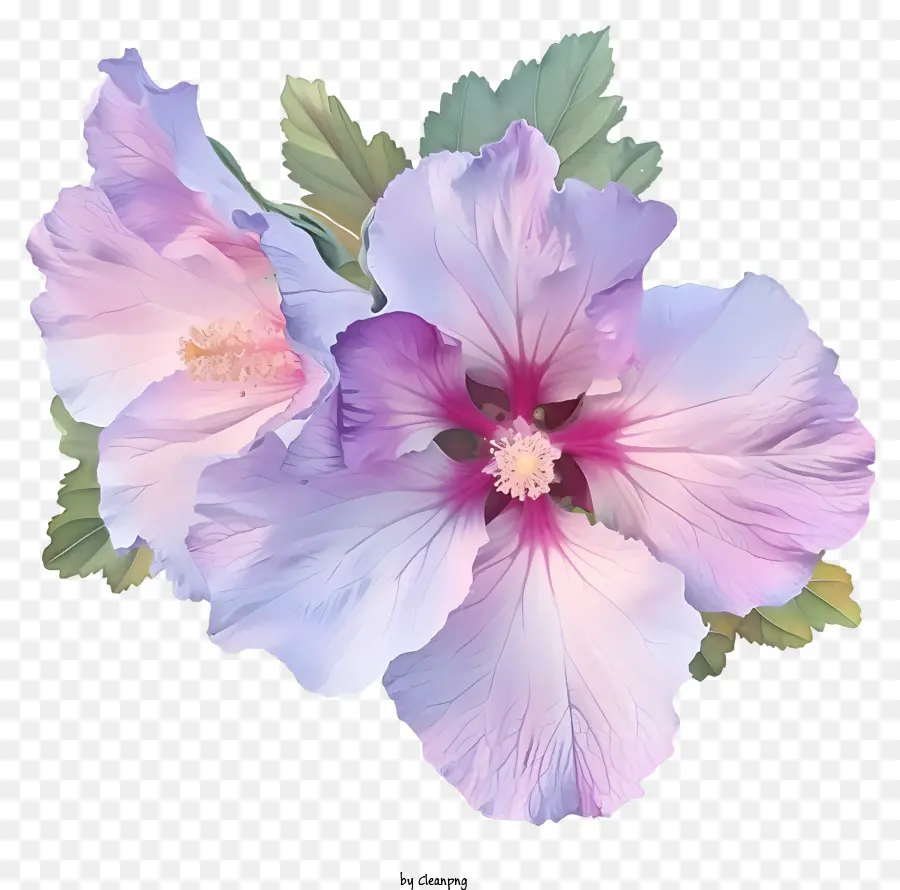 Pastel Rosa De Sharon，Hibisco Blanco PNG