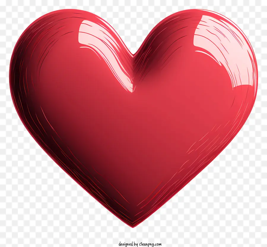 Estilo Realista Corazón Emoji，Corazon Rojo PNG