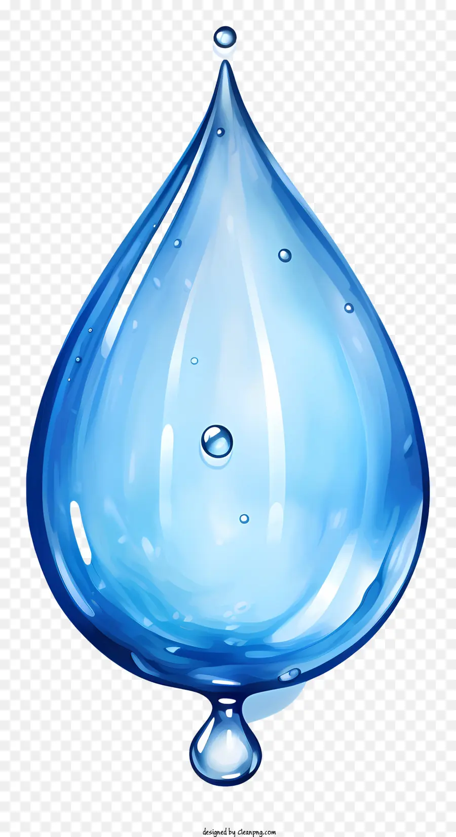 Caída De Agua De Acuarela，Esfera De Vidrio PNG