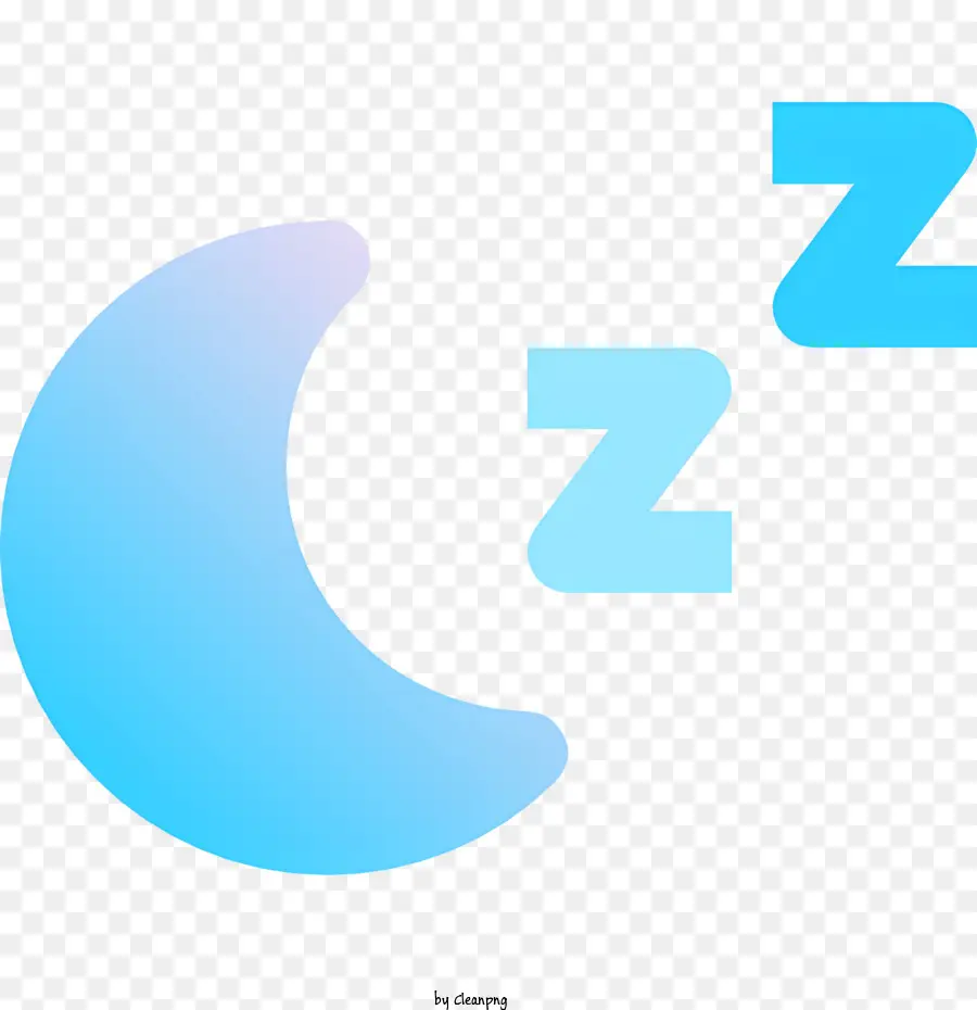 Día Mundial Del Sueño，Luna Azul Y Zzz PNG