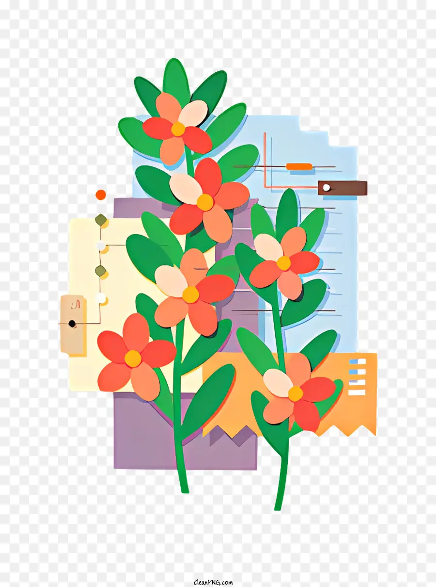 Flor，Ilustración De Flores PNG