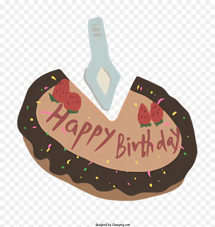 Pastel De Chocolate，Pastel De Cumpleaños PNG