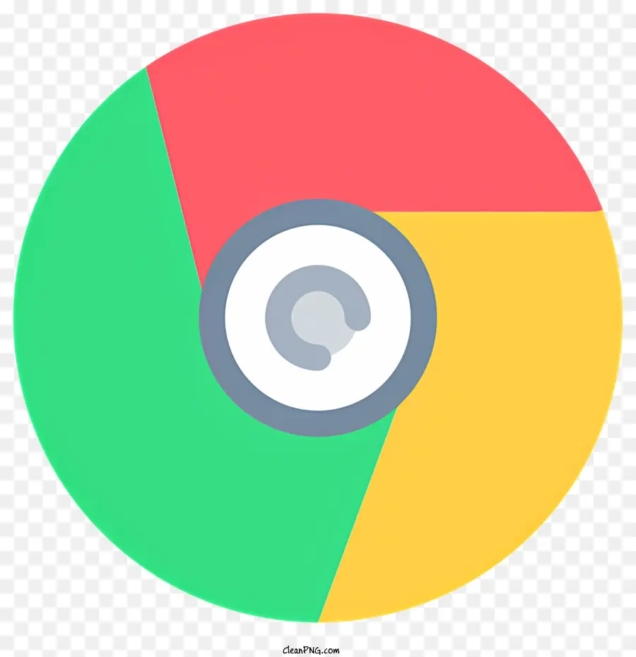 Icono De Google，Disco Cromado PNG