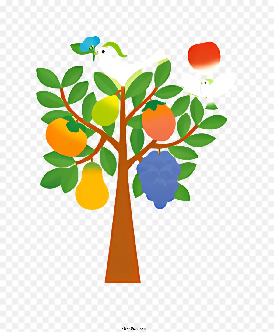 Árbol，Frutas PNG