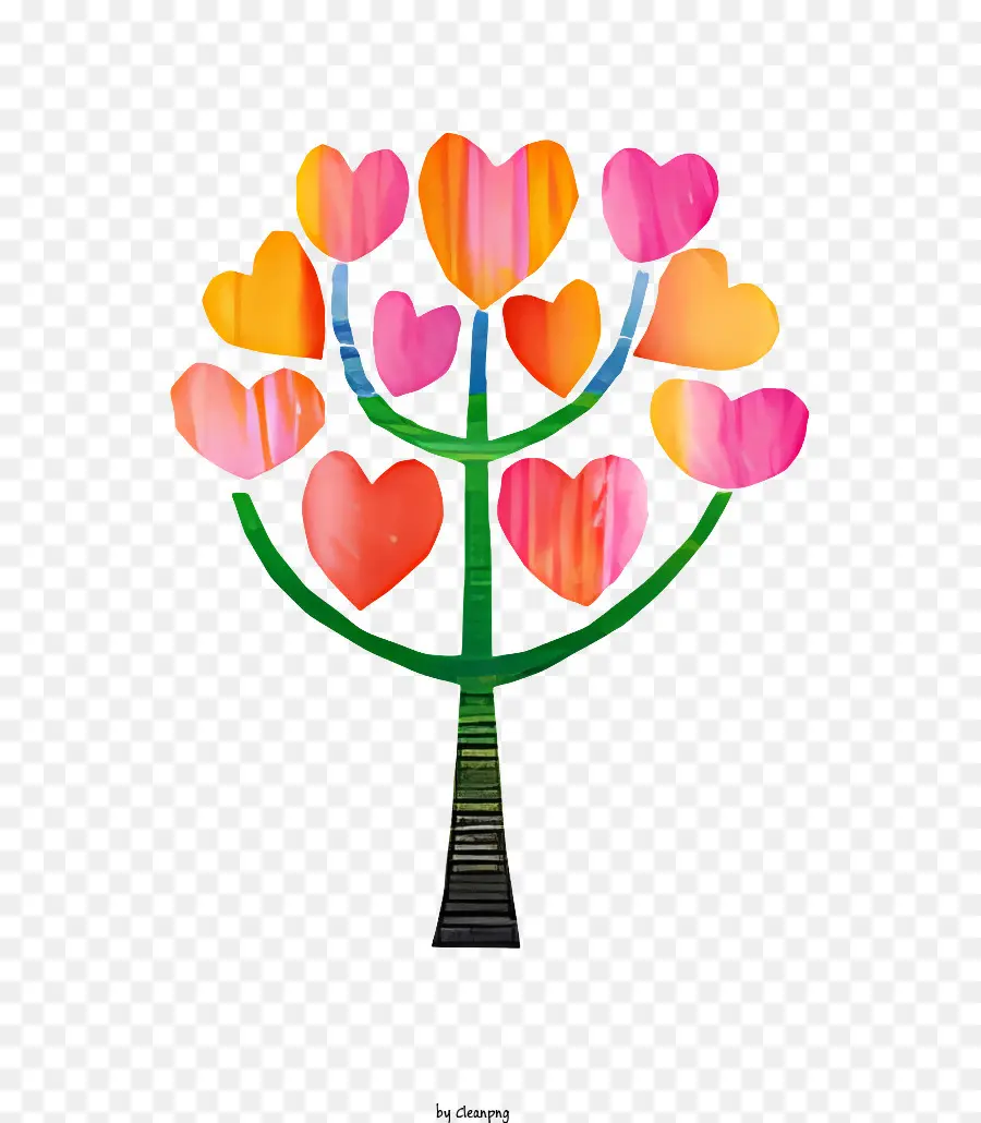 Icono，árbol Del Corazón PNG