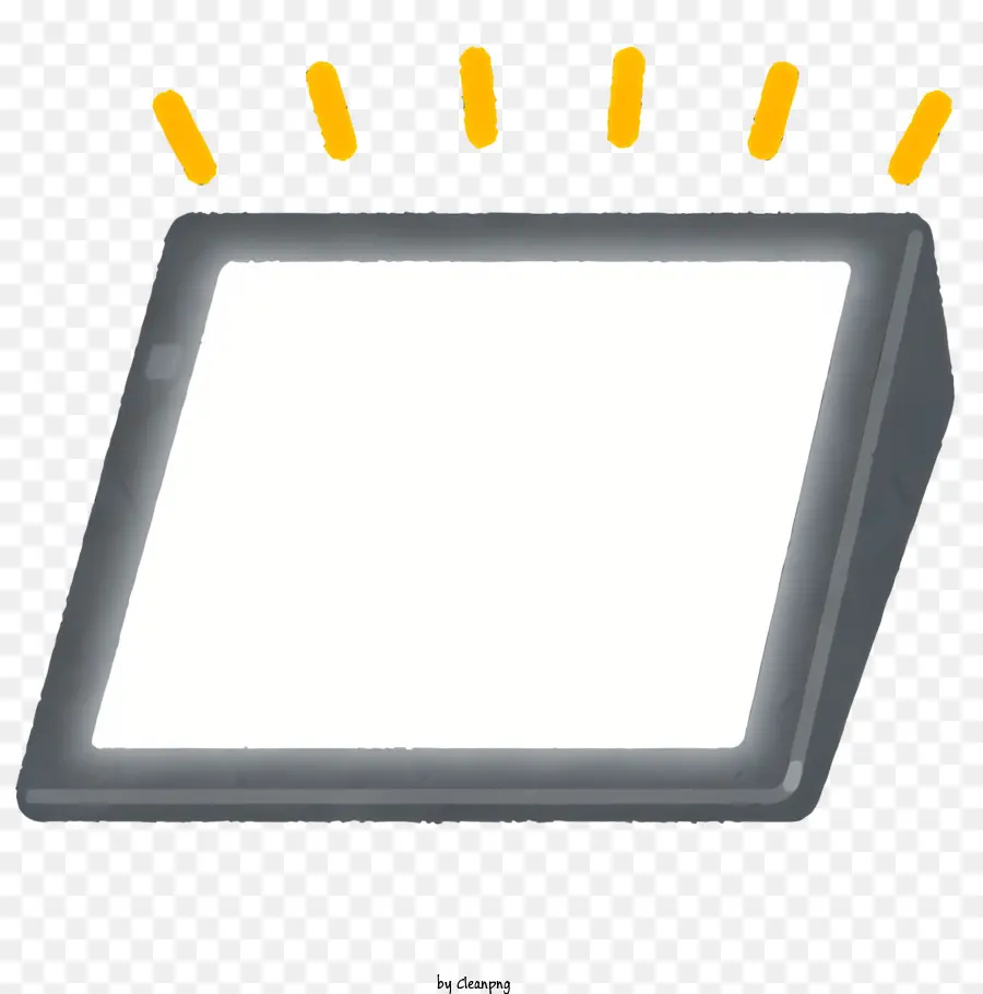 Tablet Pc，En La Pantalla Del Portátil PNG