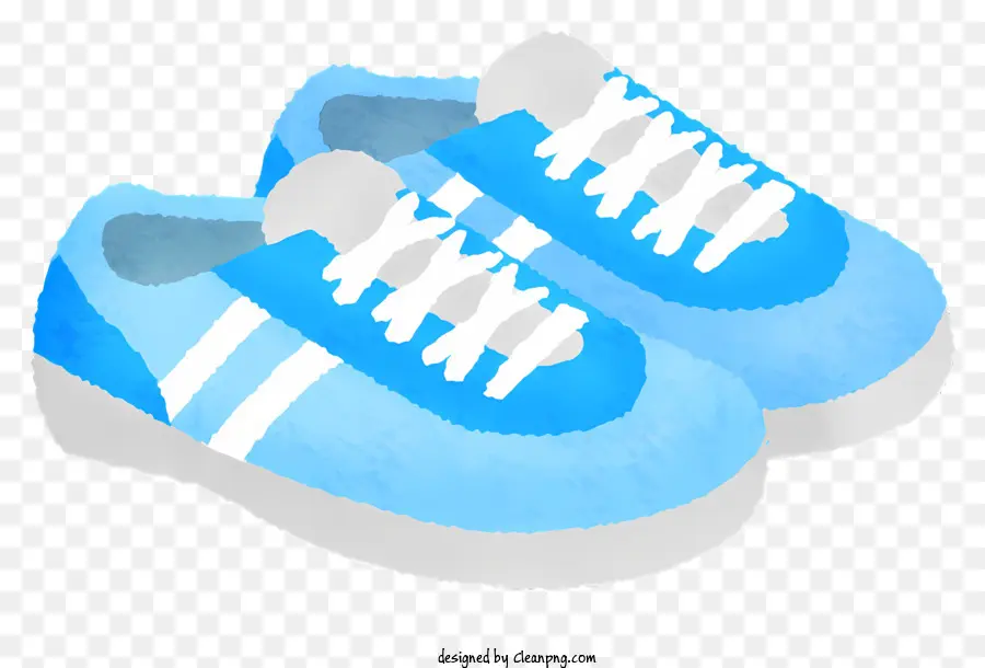 Zapatillas De Deporte，Zapatillas De Deporte Azul PNG