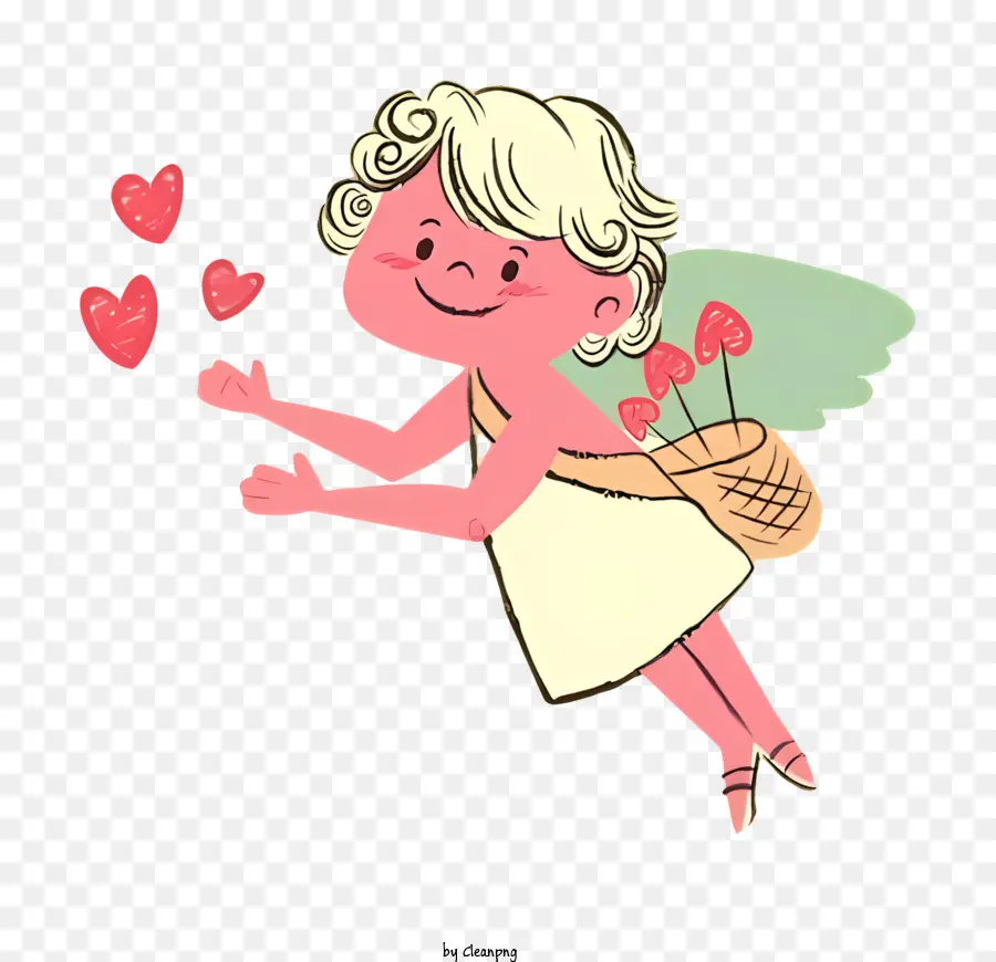 Dibujos Animados De Cupido，Personaje De Dibujos Animados De ángel PNG