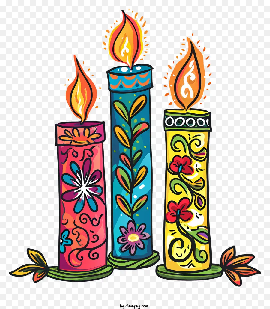 Velas De Año Nuevo Ortodoxo，Velas Decoradas PNG