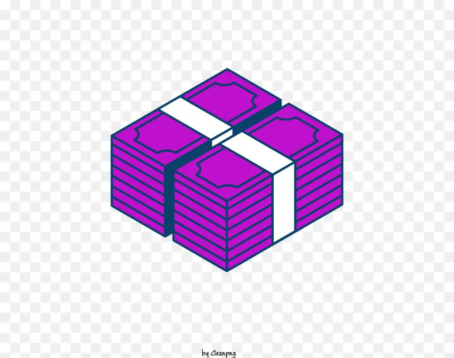 Banco De La Nota，Morado PNG