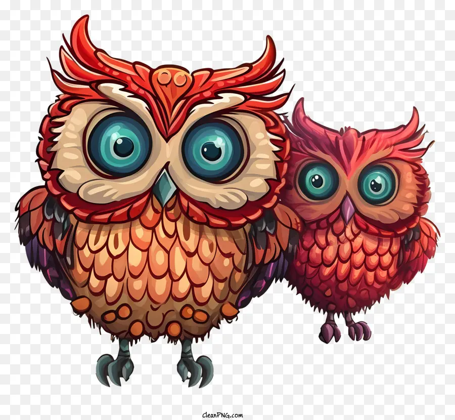 Valentine Owl Emoji，Lechuza PNG
