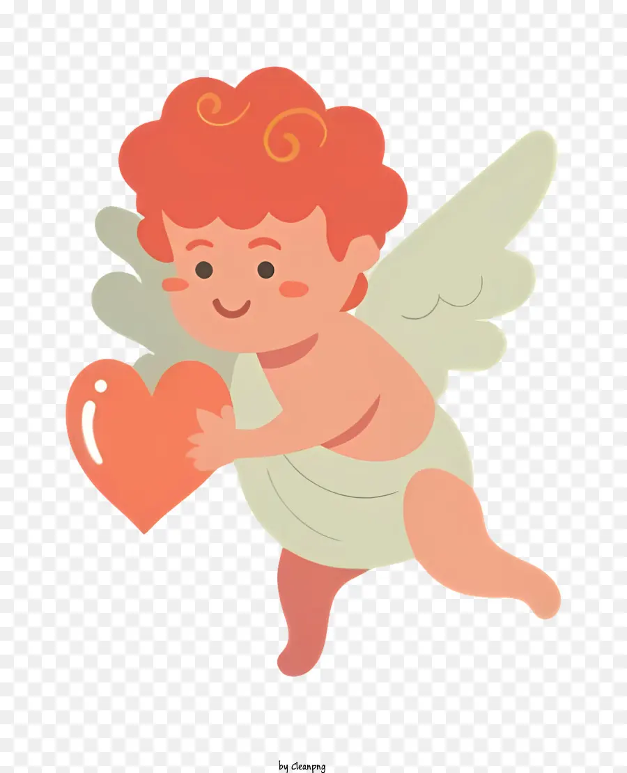 Dibujos Animados De Cupido，Cupido De Redhaired PNG