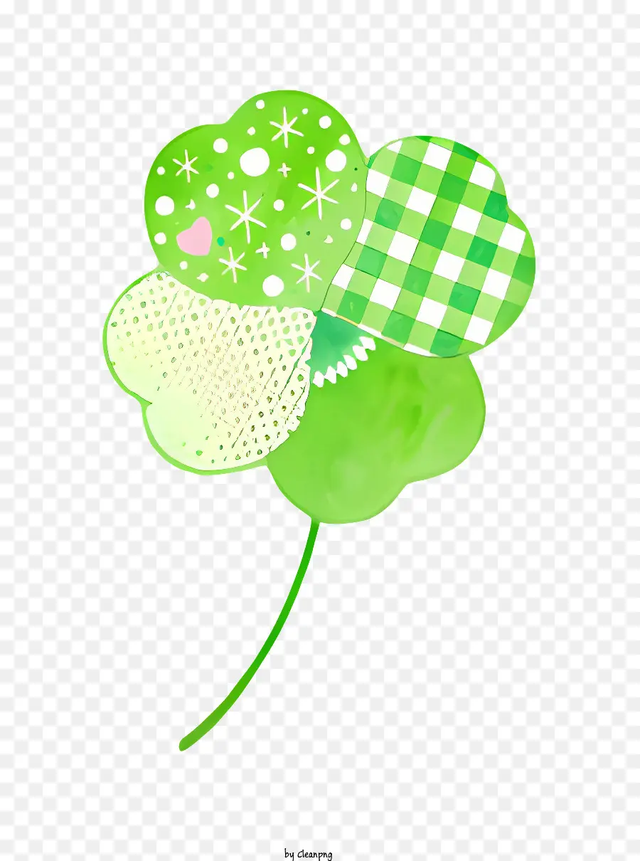 Four Leaf Clover，Trébol PNG