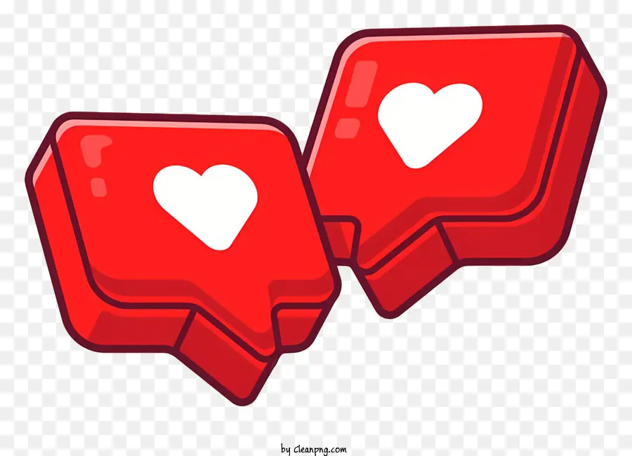 Corazones De Conversación，Icono De Corazón De Dibujos Animados PNG