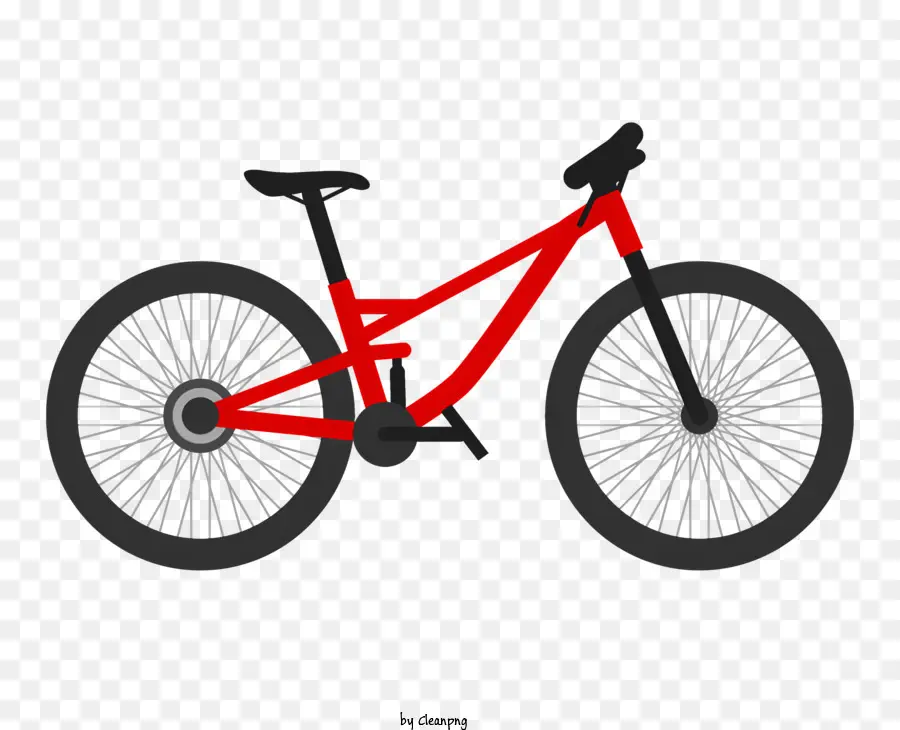 Bicicleta，Rojo De La Bicicleta De Montaña PNG