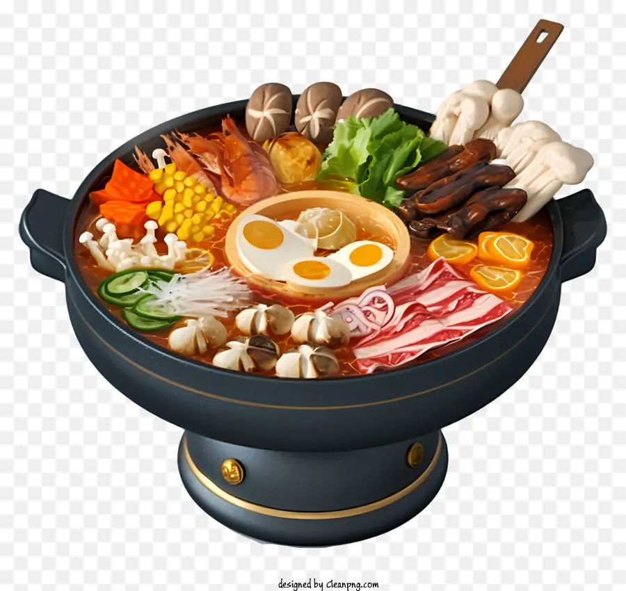 Olla Caliente China Realista，Cocina Caliente PNG