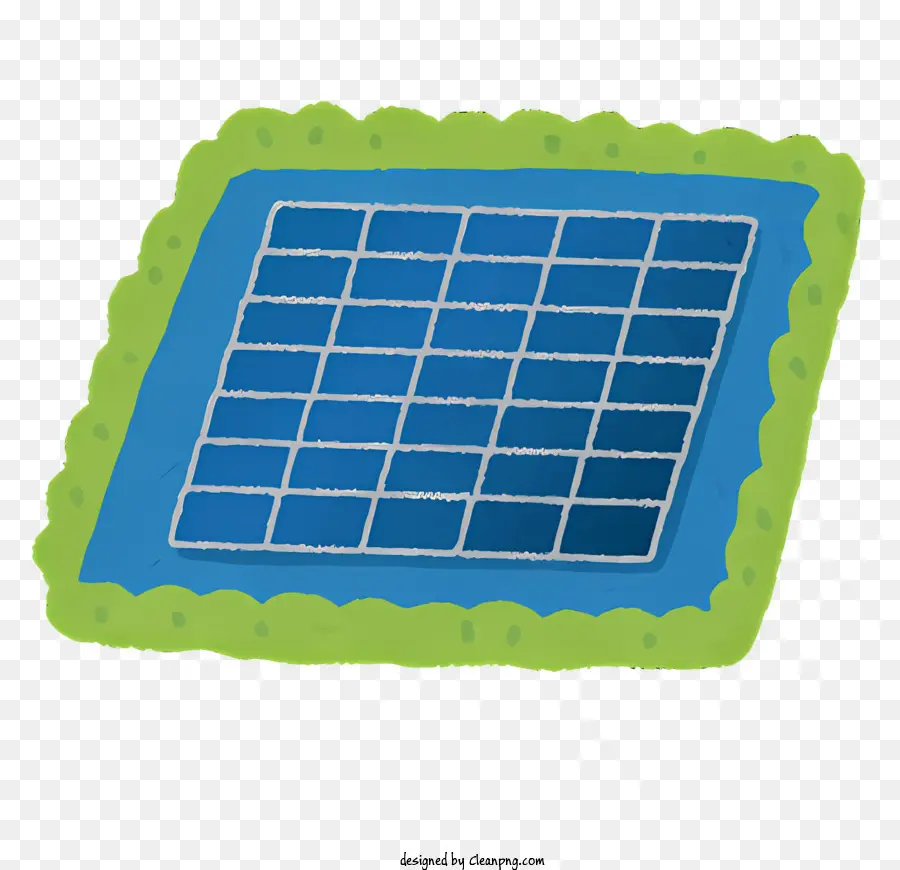 Panel Solar，Carcasa De Plástico Azul PNG