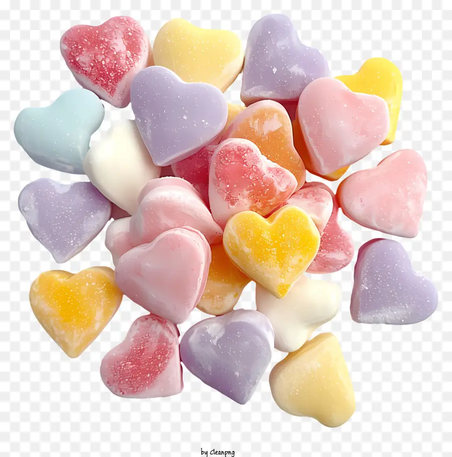 Dulces De Corazón，Dulces En Forma De Corazón PNG