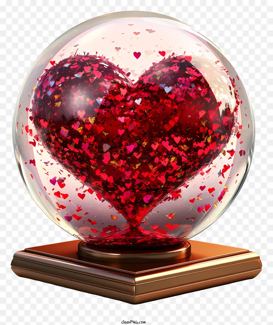 Valentine Loveglobe，Glass Globe PNG