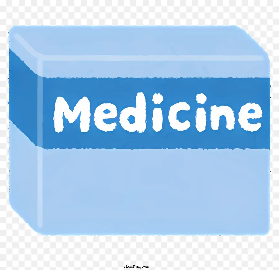 Medicina，Caja Azul PNG