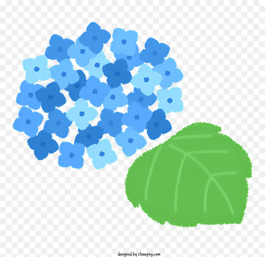 Flor，Flores De Hidrante Azul PNG