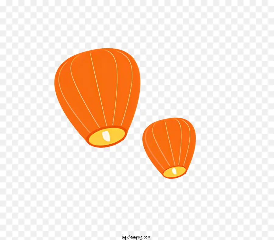 Naranja Globos，Cielo PNG