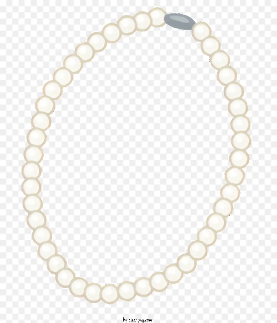 Collar De Perlas，Collar Blanco PNG