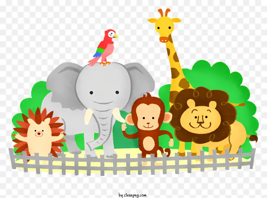 Zoo，Animales De Dibujos Animados PNG