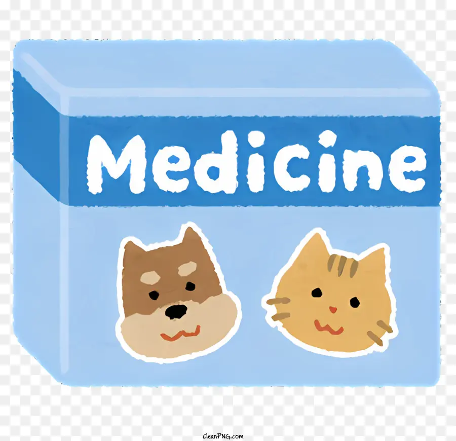 Medicina，Caja Azul PNG