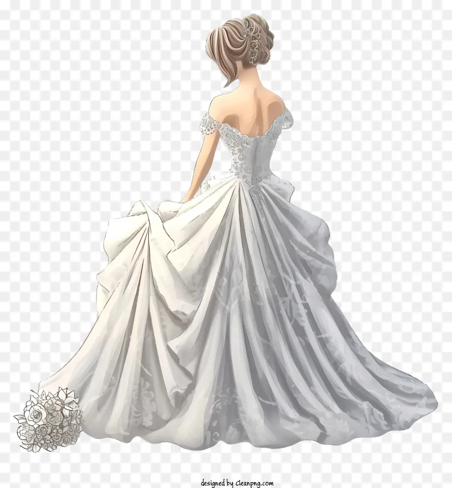 Vestido De Novia，Novia En Vestido De Novia PNG