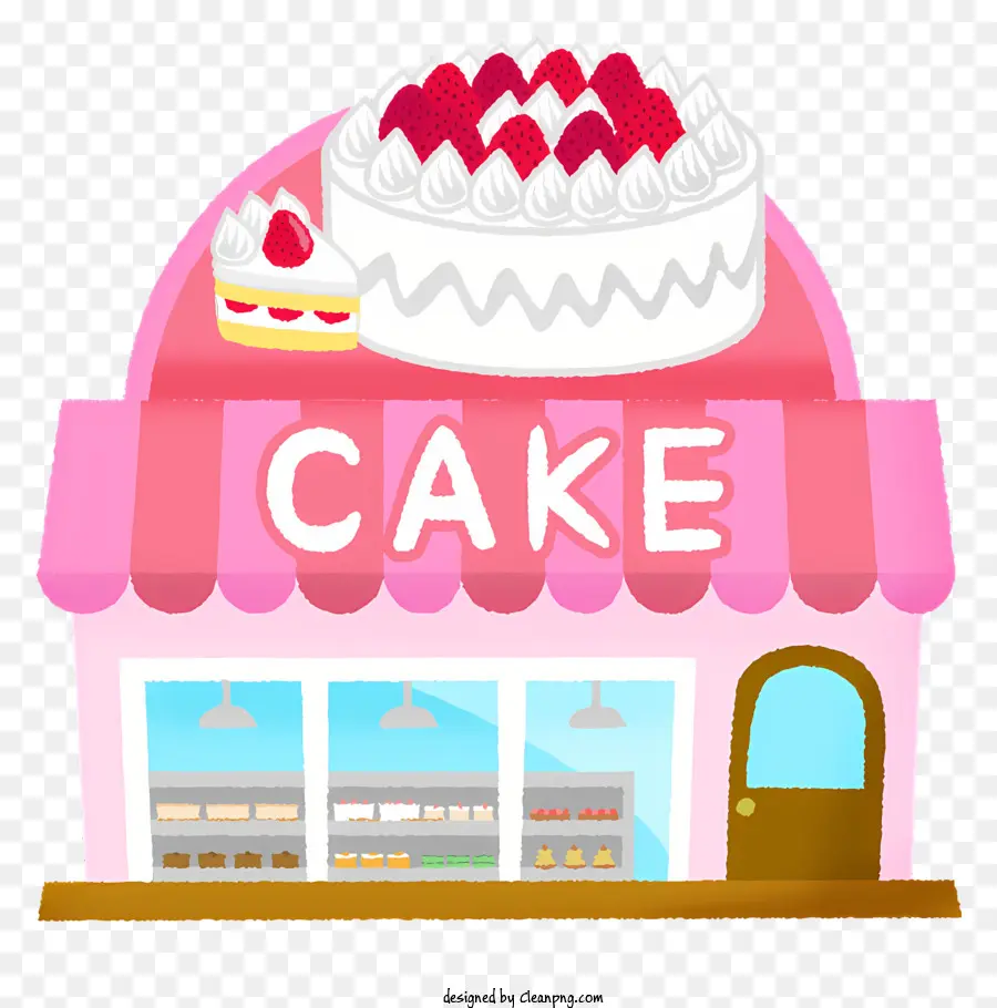 Cake Shop，Pastelero Rosa PNG