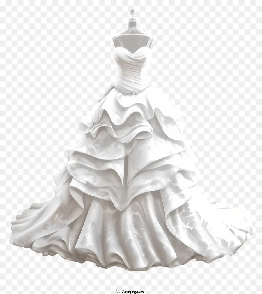 Vestido De Novia 3d Realista，Vestido De Novia PNG