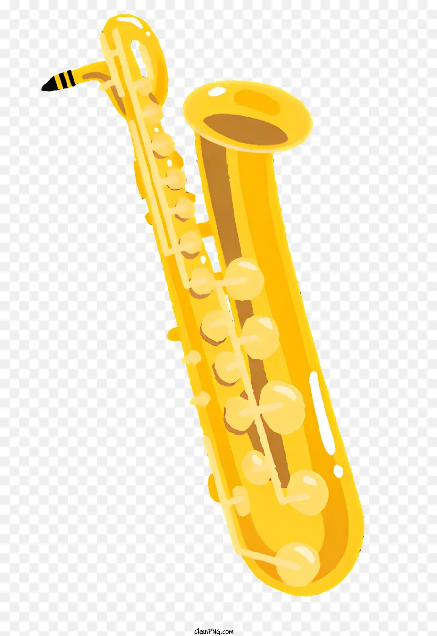 Música，Saxofón Dorado PNG