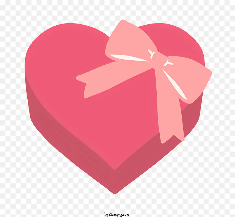 El Día De San Valentín，Corazón En Forma De Caja PNG