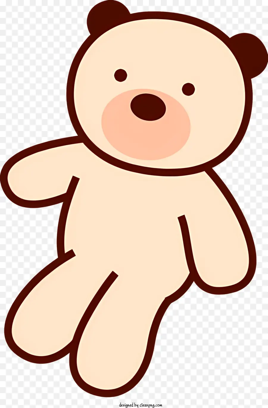 De Dibujos Animados Del Oso De Peluche，Oso De Peluche Sentado PNG