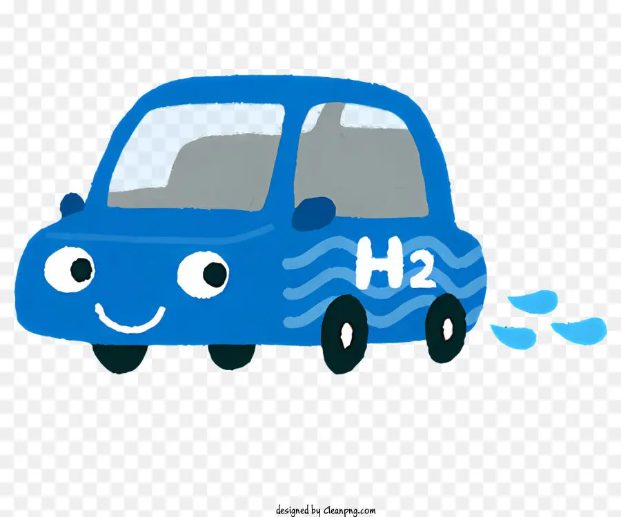 Dibujos Animados De Coches，Coche Azul PNG