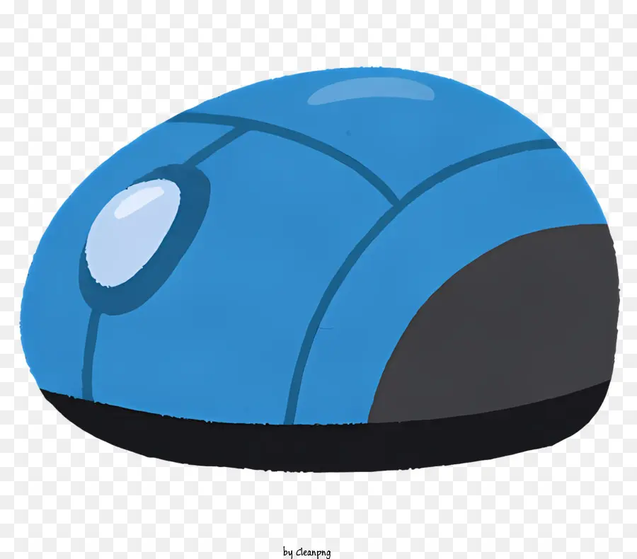 El Ratón De La Computadora，Ratón De Plástico Azul PNG