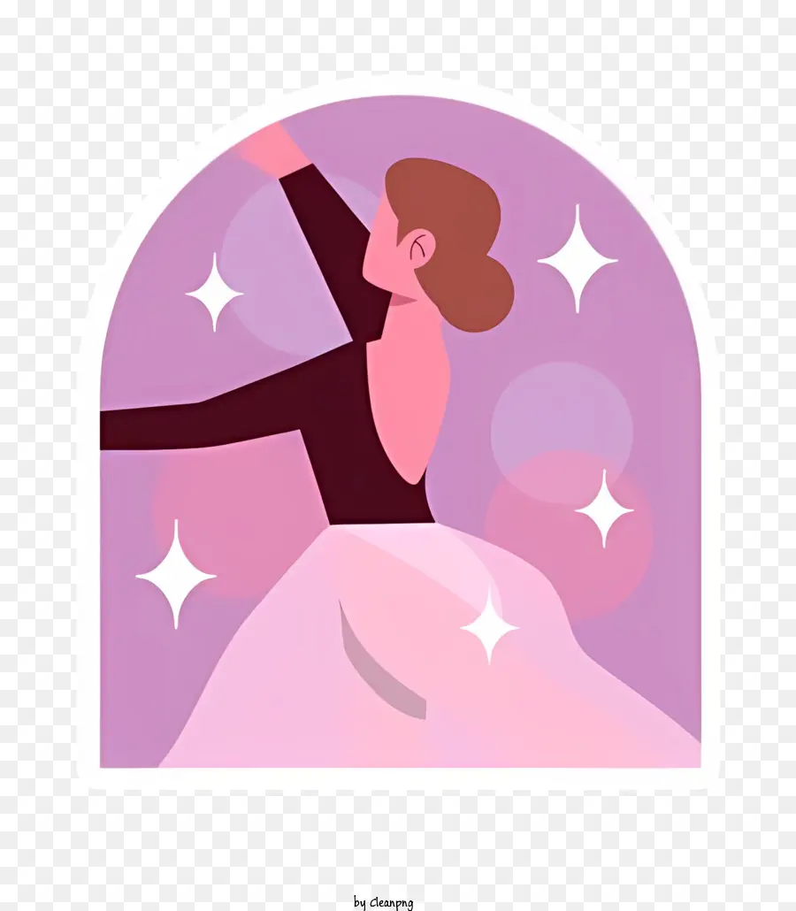 Bailarina，La Danza PNG