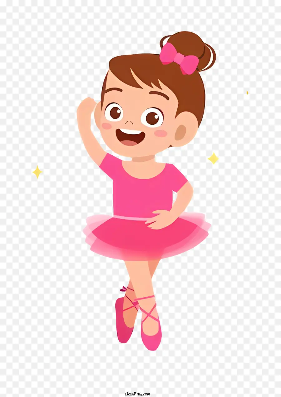 Bailarina，Chica De Dibujos Animados PNG