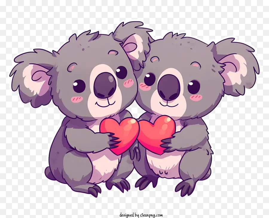 Amantes De Koala，Valentine PNG